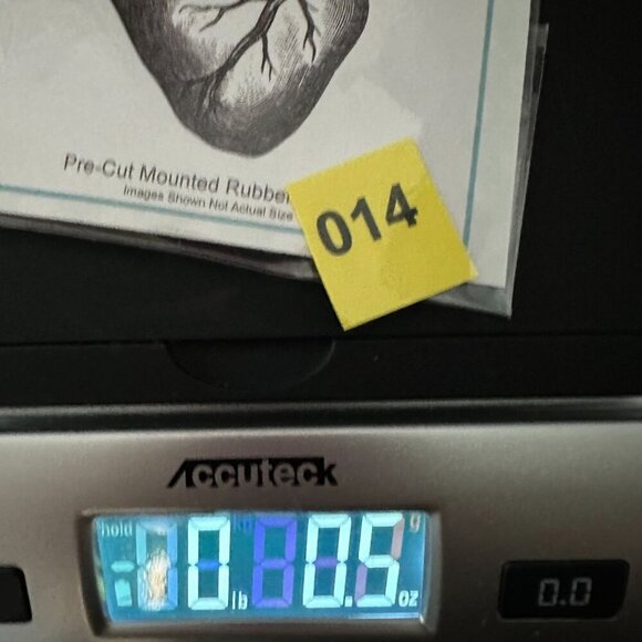 Creative Expressions Andy Skinner Heart Rubber Stamp CEASRS023 Anatomical - Picture 12 of 12